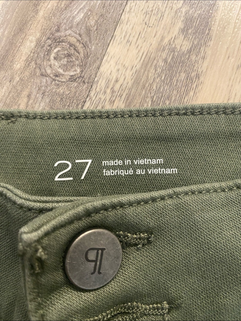 Anthropologie Pilcro Cotton
Straight Leg Pants Army Green Sz 27 - Picture 7 of 10